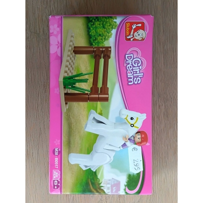 Sluban Girl's Dream Paard met hindernis - M38-B0517 Sluban Girl's Dream Paard met hindernis - M38-B0517