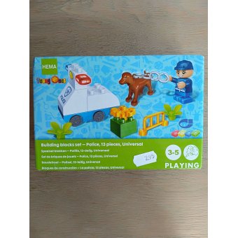 Speelset blokken Politie 13-delig
